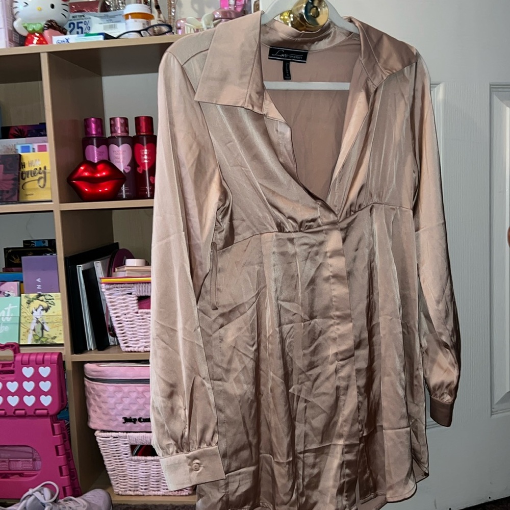 Love University Silk Top